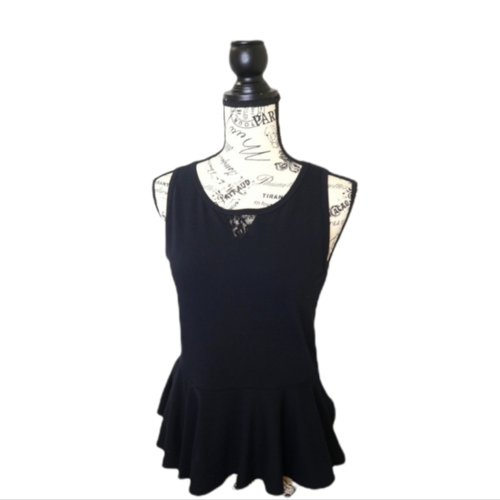 Color Story (NWOT) Black Ruffled Top - Picture 7 of 10